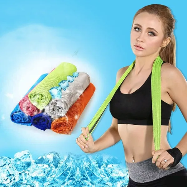 100*30cm Cooling Towel Fitness Yoga Towels for Travel Camping Golf Football &Outdoor Sports
