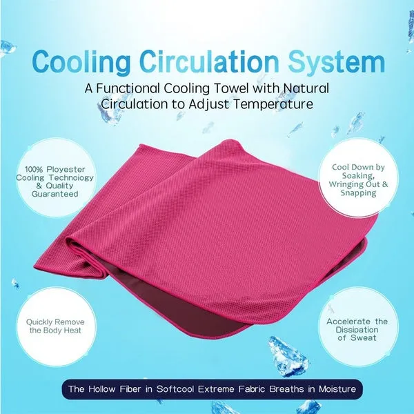 100*30cm Cooling Towel Fitness Yoga Towels for Travel Camping Golf Football &Outdoor Sports