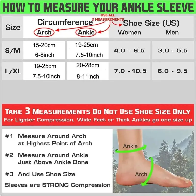 1pair ankle brace compression sleeve - relieves achilles tendonitis, joint pain. Plantar fasciitis