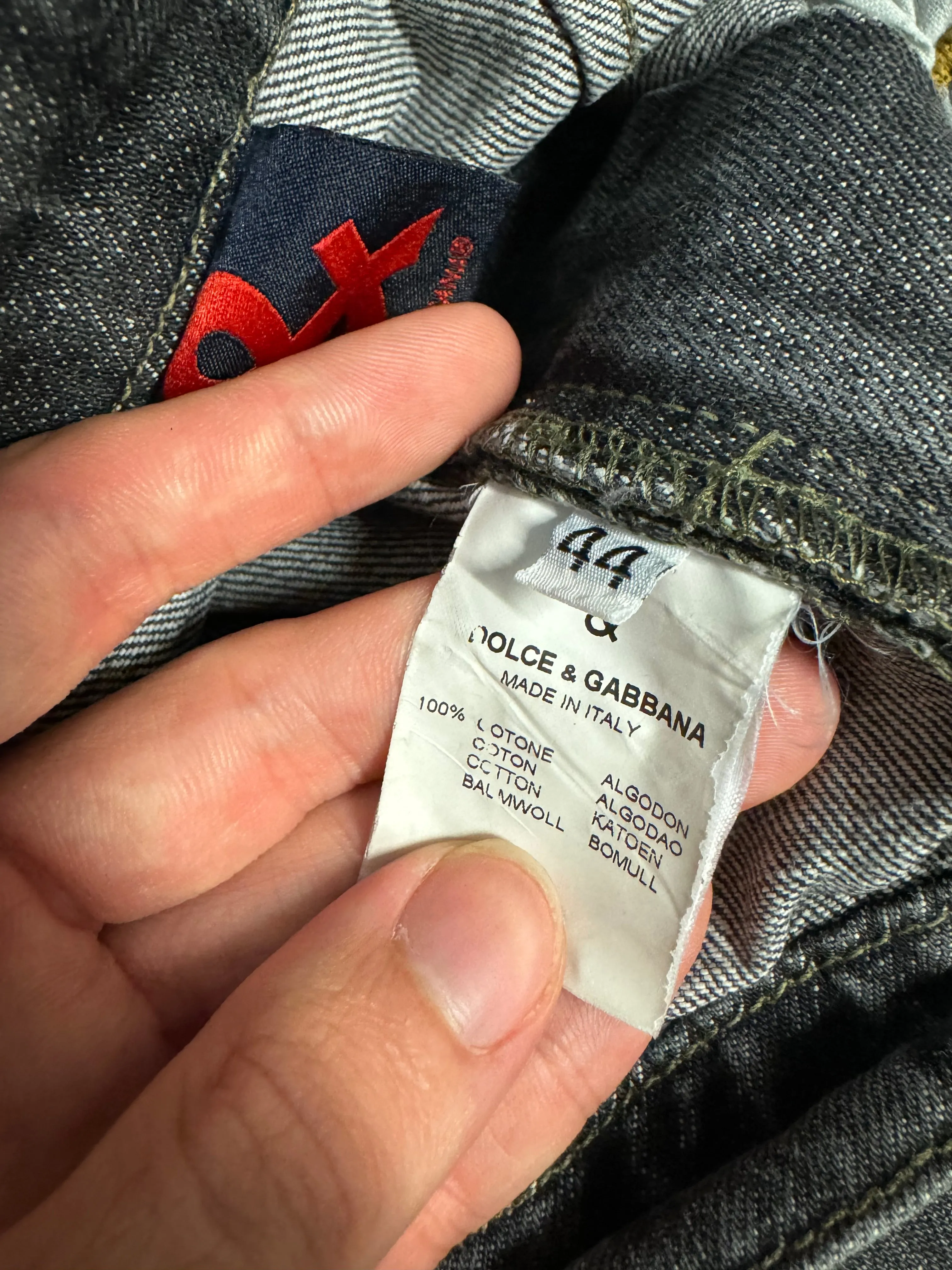 2000s Dolce & Gabbana heavy weight cargo pants