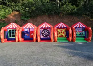 5 in 1 Inflatable Carnival Games for School and Family Fun