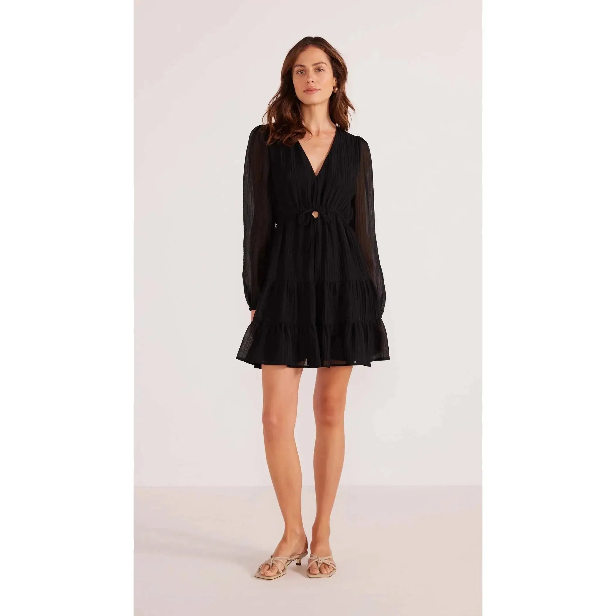 AMY LONG SLEEVE MINI DRESS