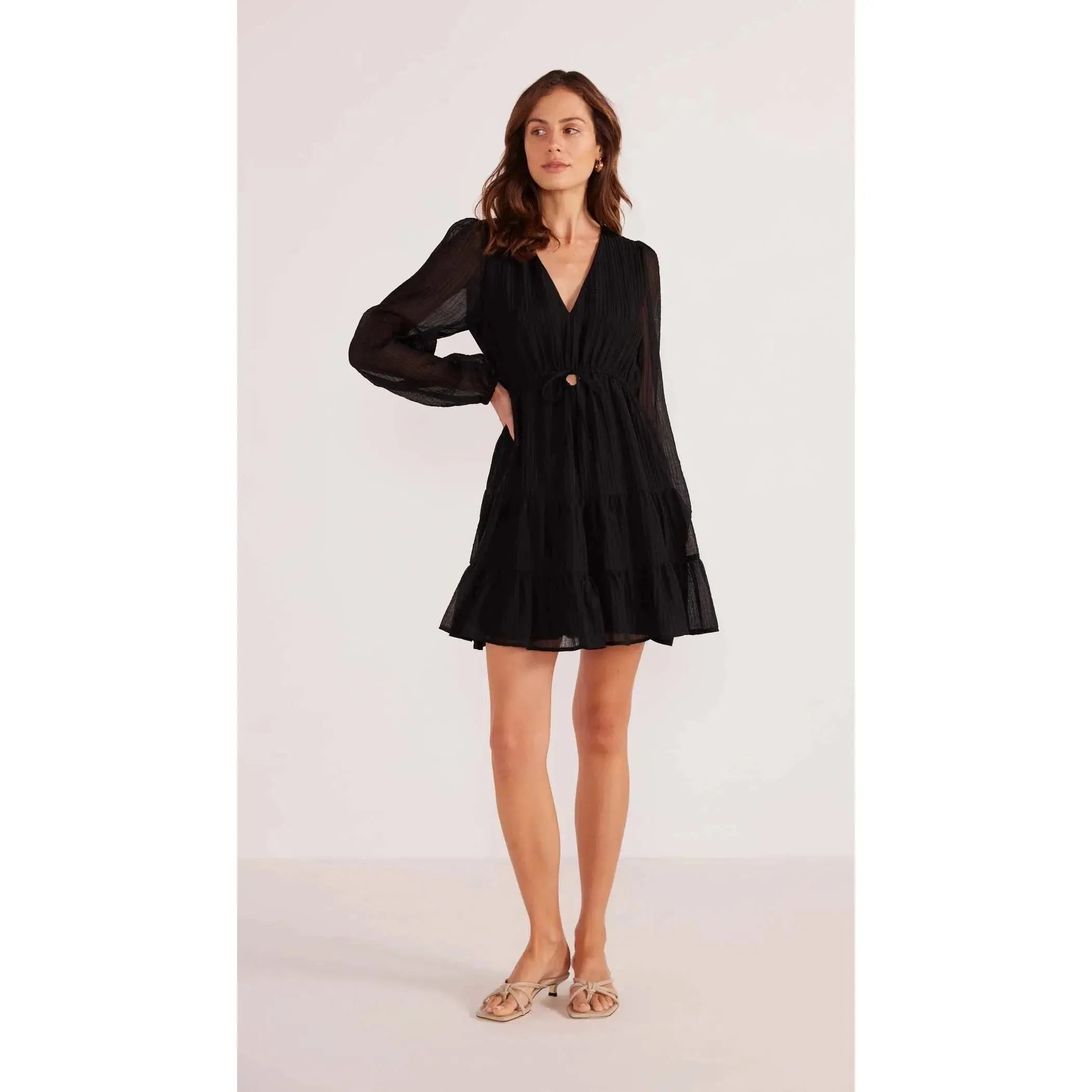 AMY LONG SLEEVE MINI DRESS