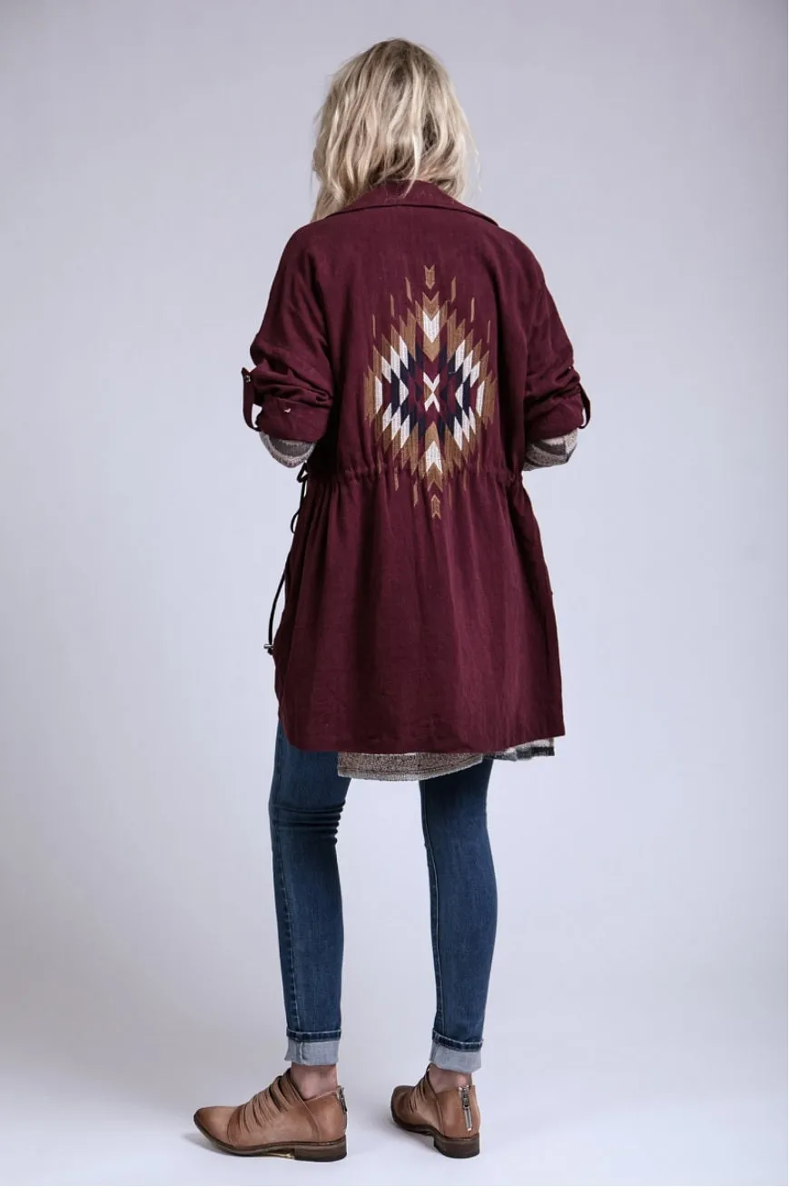Blu Pepper | Light Weight Jacket Wine