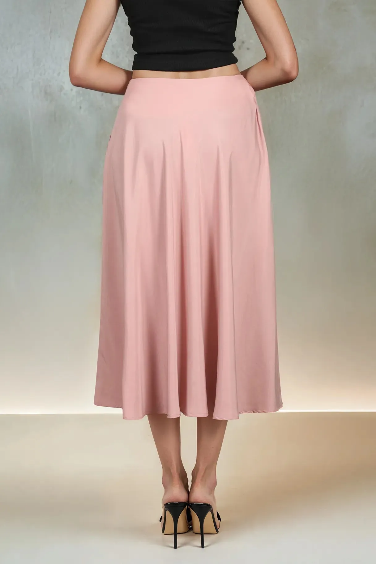 Blush Bias Skirt