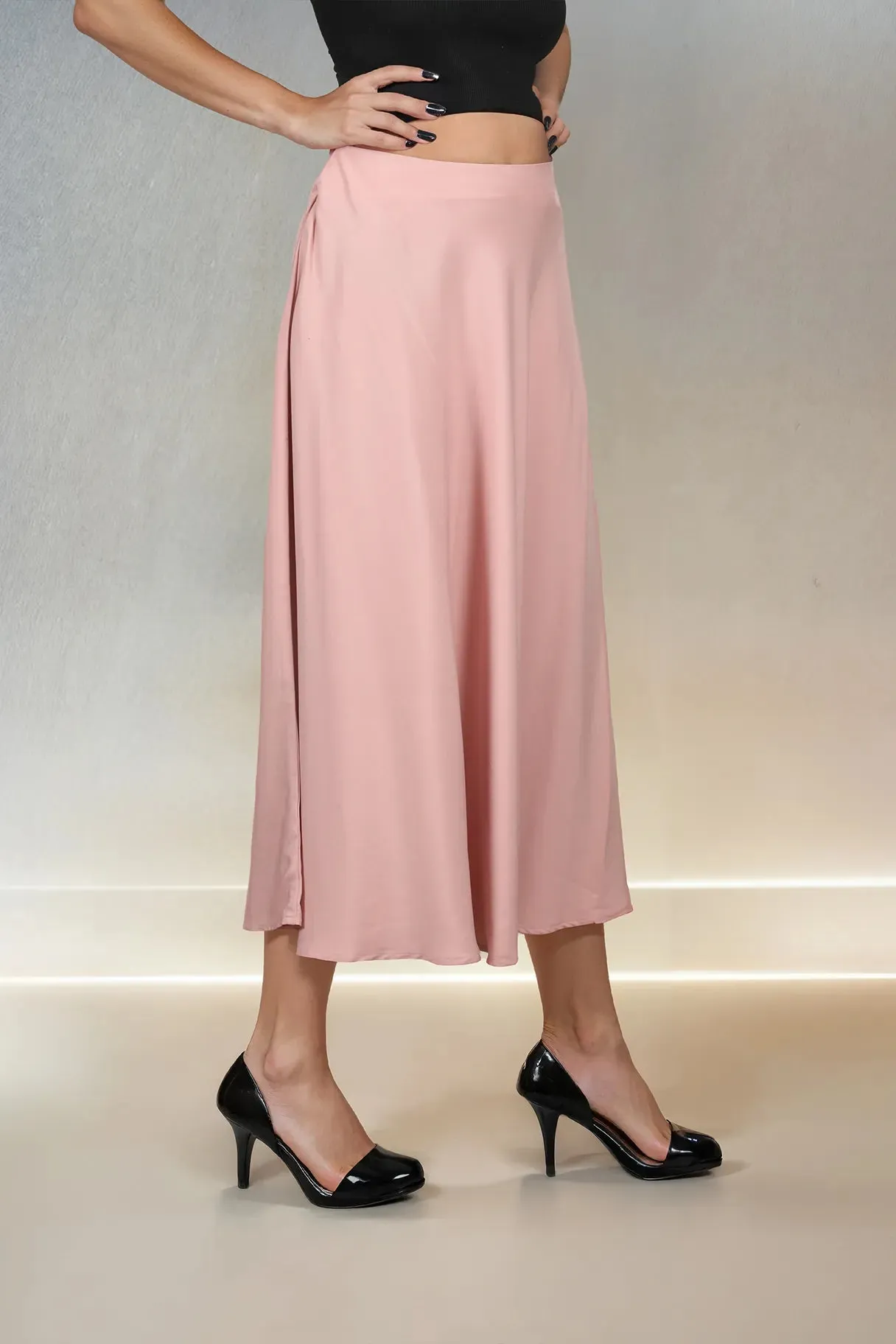 Blush Bias Skirt