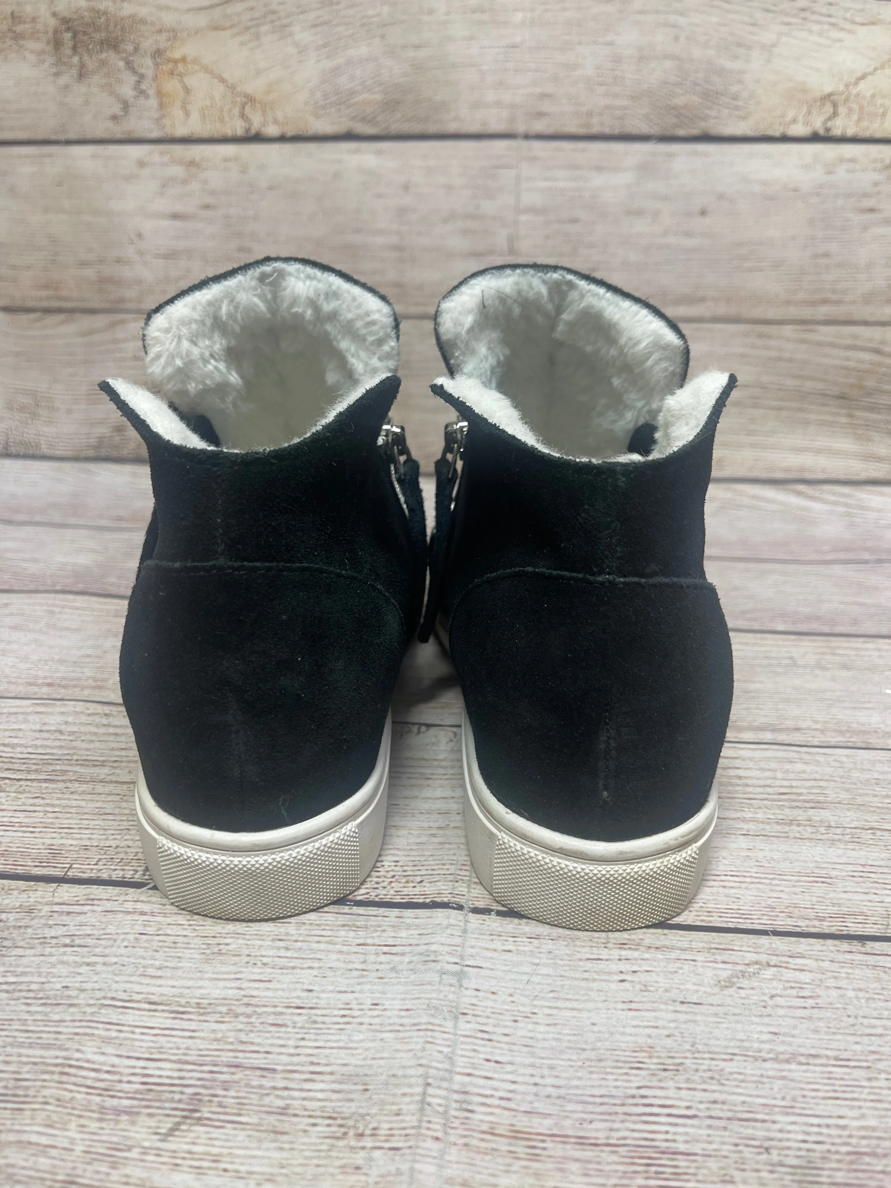 Boots Ankle Flats By Steve Madden In Black, Size: 8.5