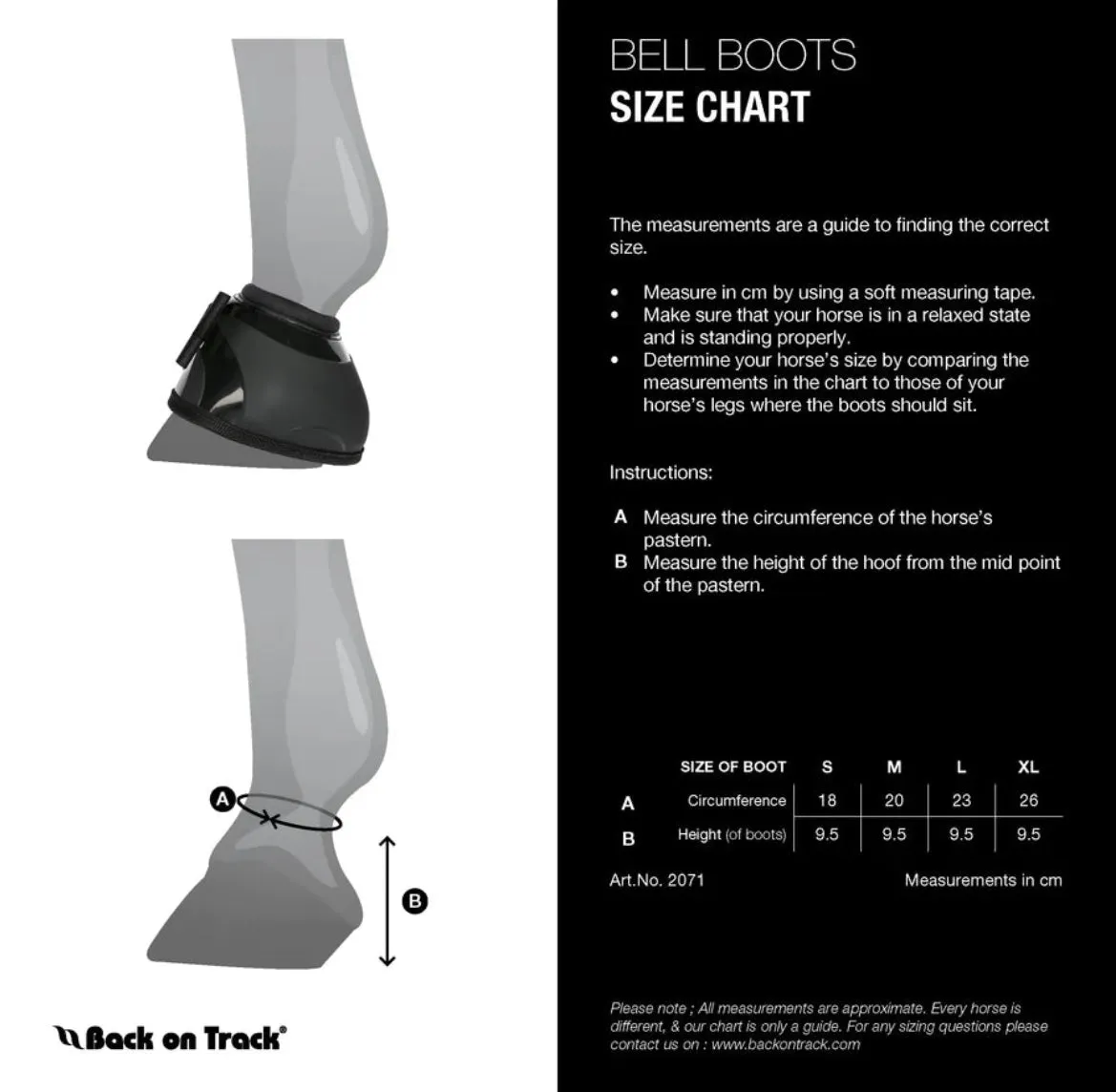 BOT Equine Bell Boots Therapeutic