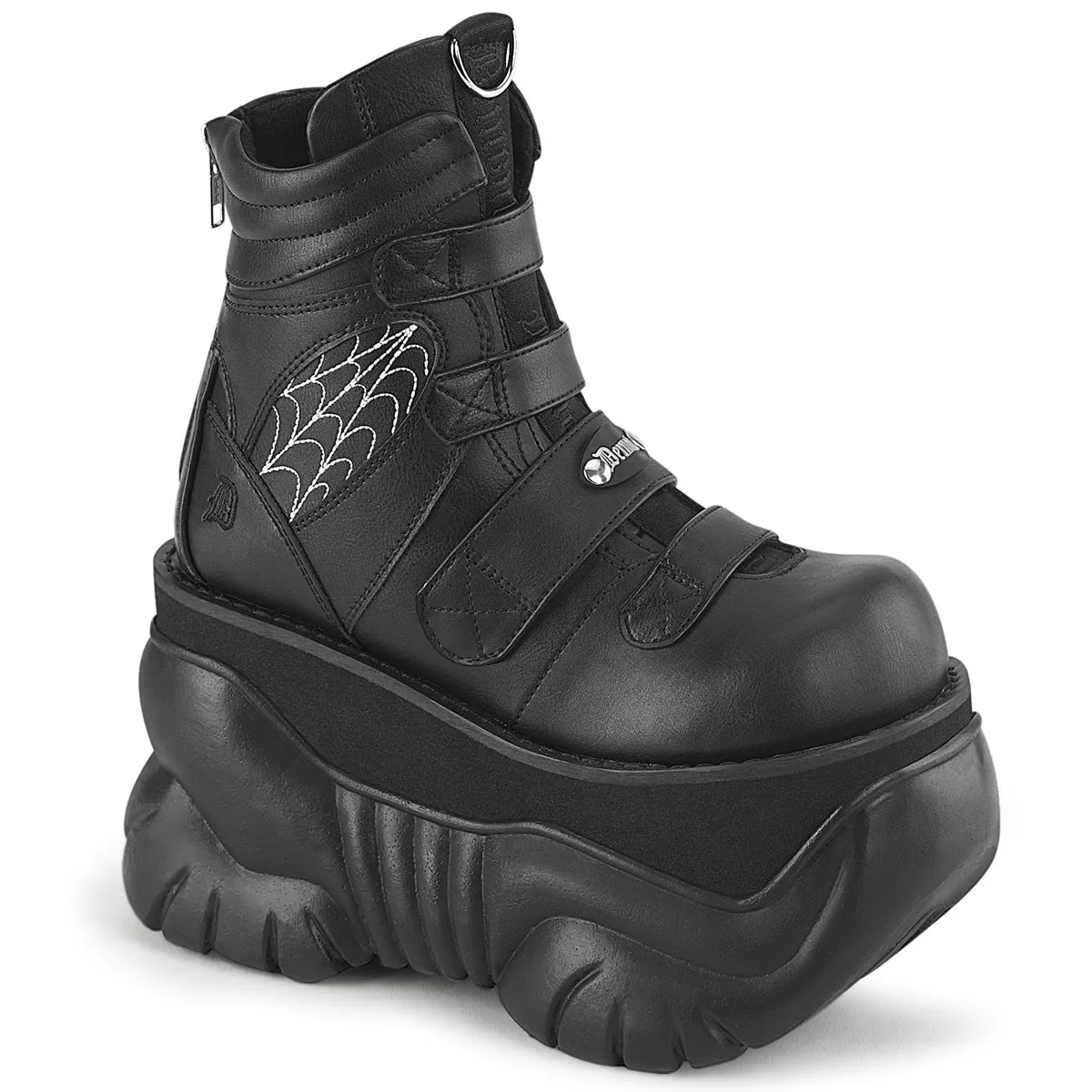 BOXER-70  Black Vegan Leather