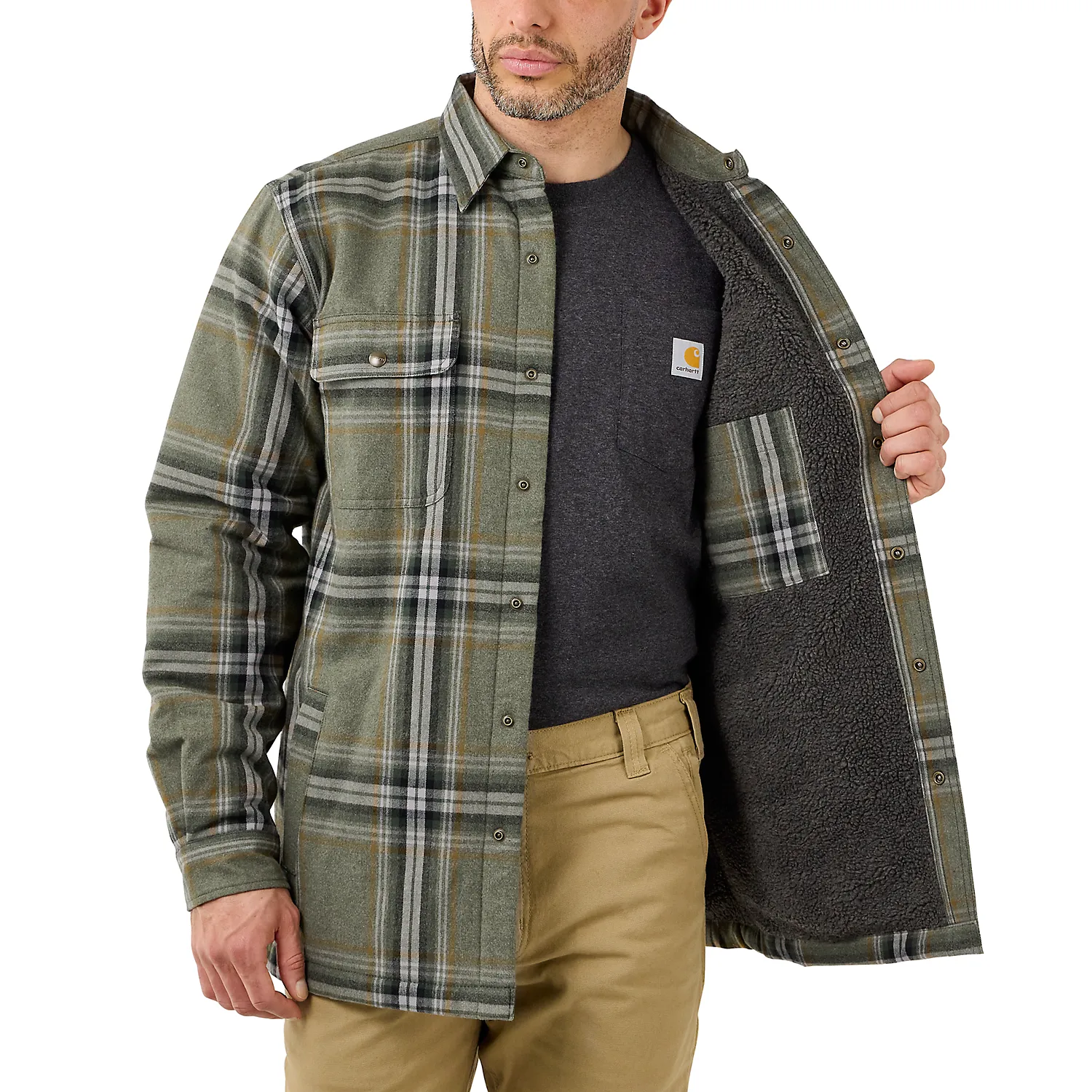 Carhartt Sherpa Lined Shirt Jac - 105430