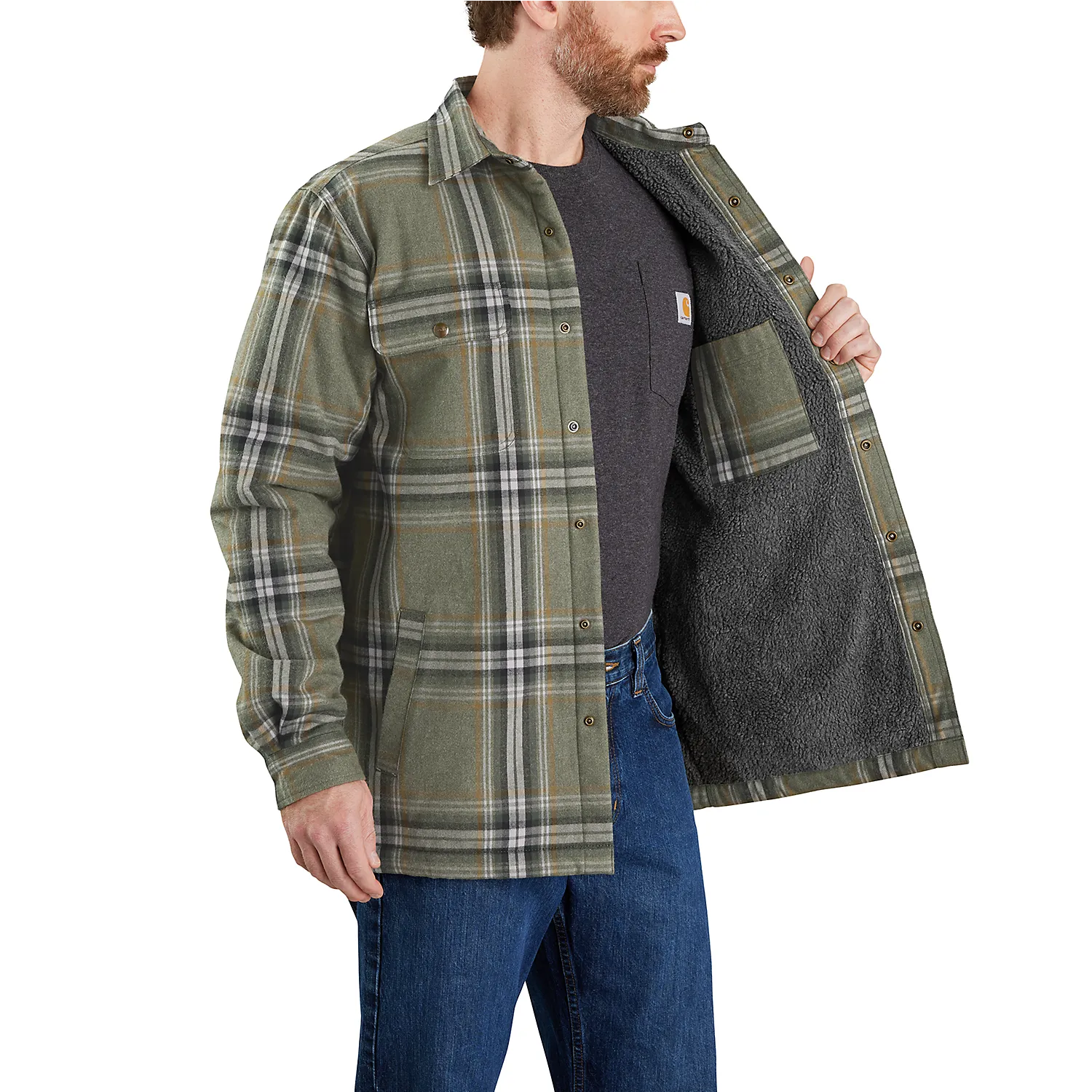 Carhartt Sherpa Lined Shirt Jac - 105430