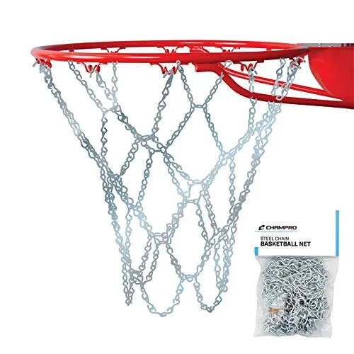 Champro Basketball Net, Steel Chain (Silver, 21-Inch)