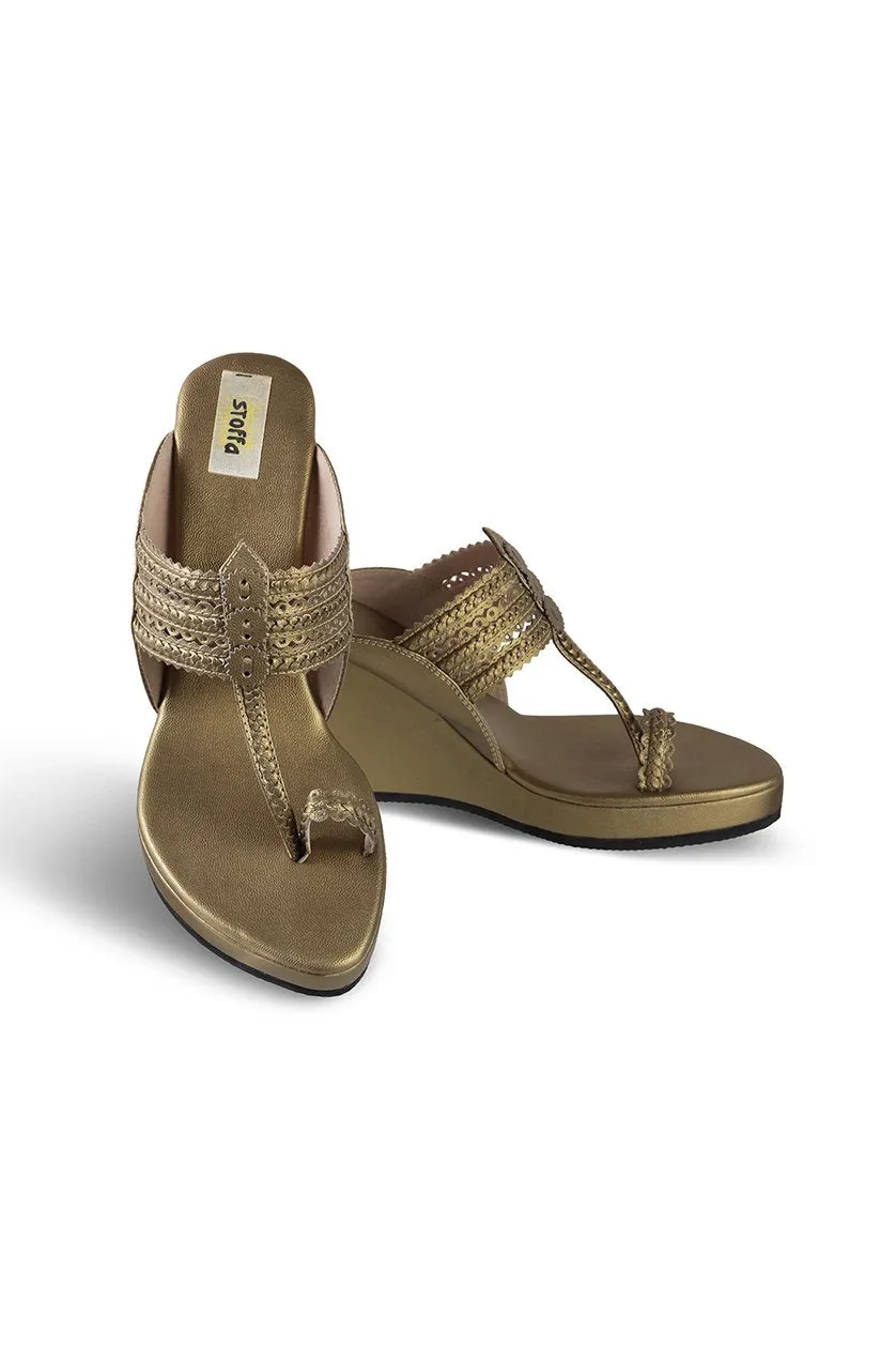 Classic High K Wedge Gold