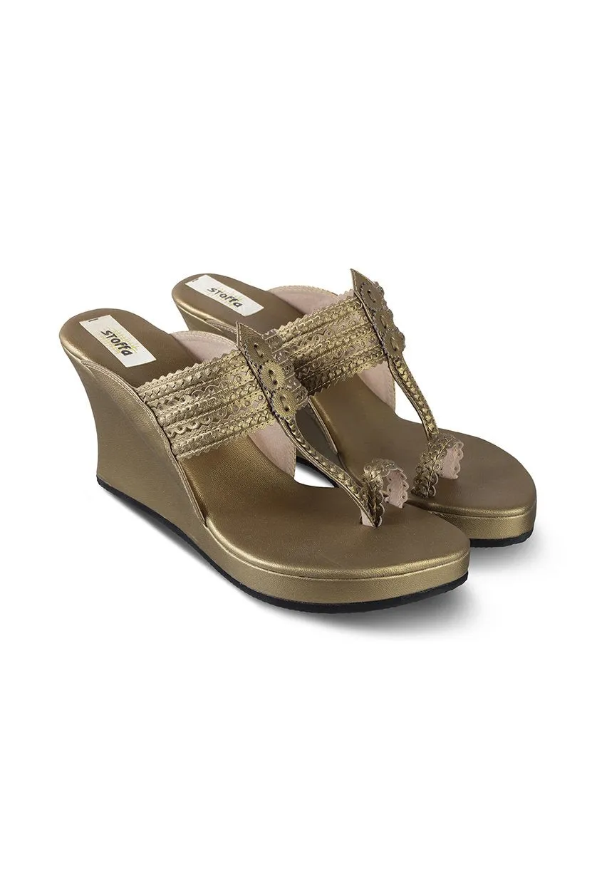 Classic High K Wedge Gold