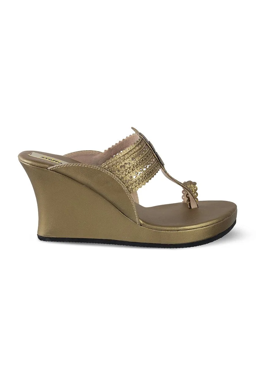 Classic High K Wedge Gold