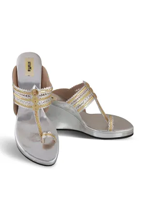 Classic High K Wedge Silver