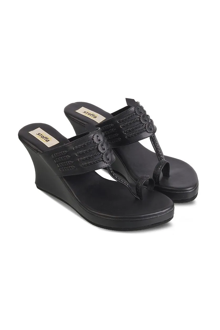 Classic High K Wedge Taupe