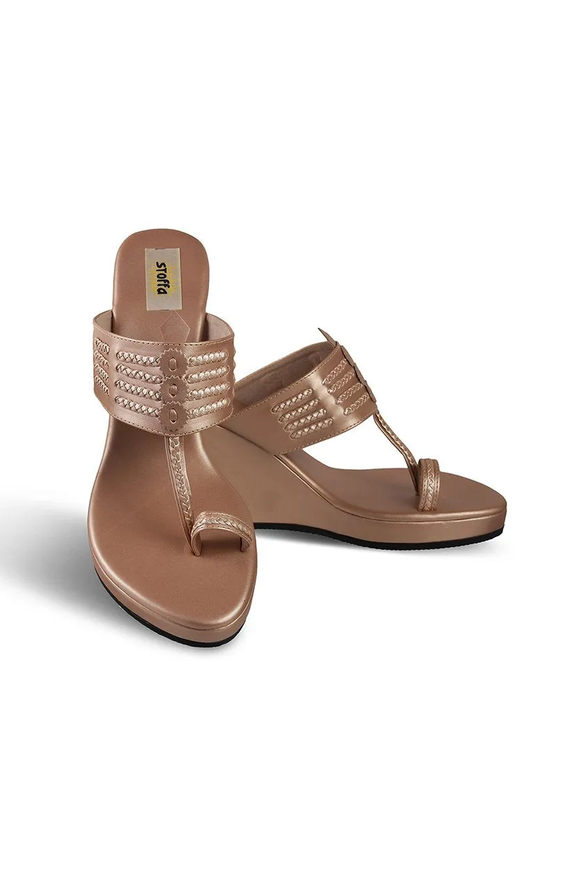 Classic High K Wedge Taupe