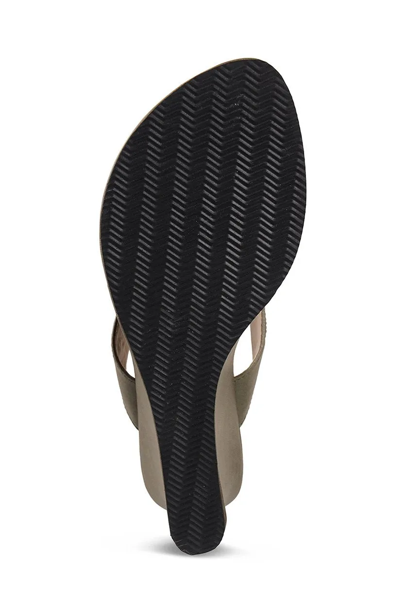 Classic High K Wedge Taupe