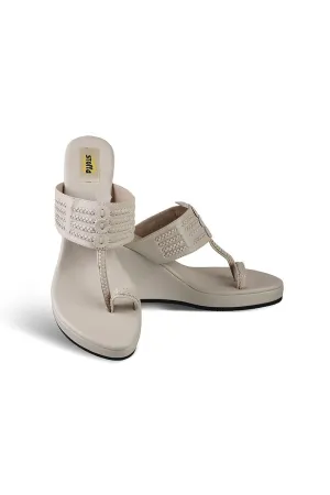 Classic High K Wedge Taupe