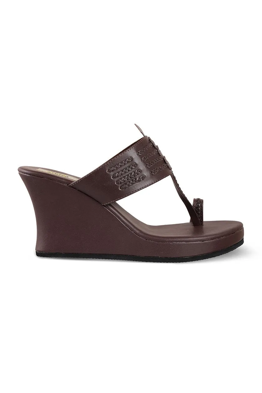 Classic High K Wedge Taupe