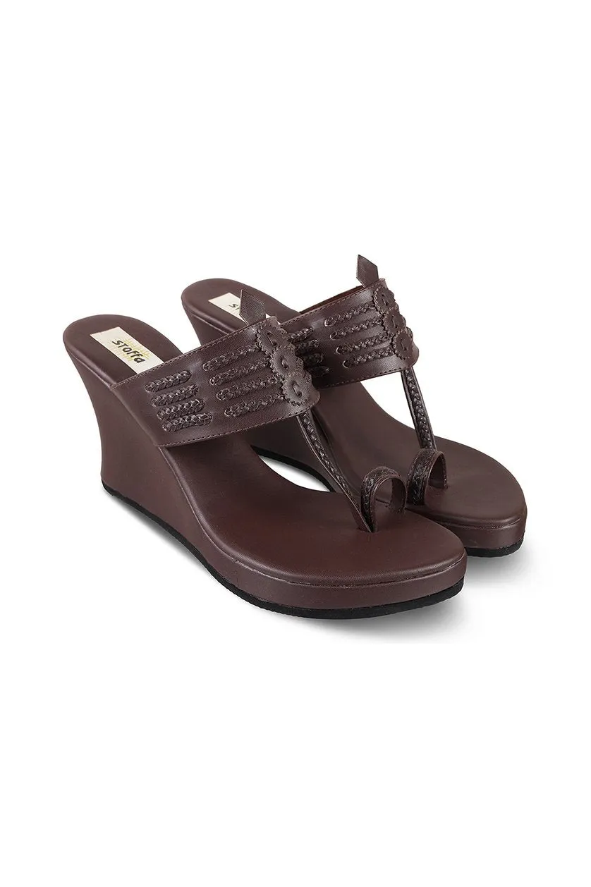 Classic High K Wedge Taupe