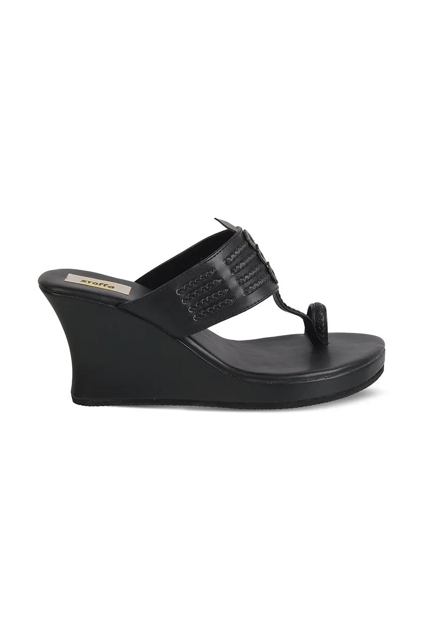 Classic High K Wedge Taupe
