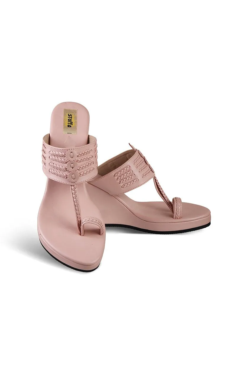 Classic High K Wedge Taupe