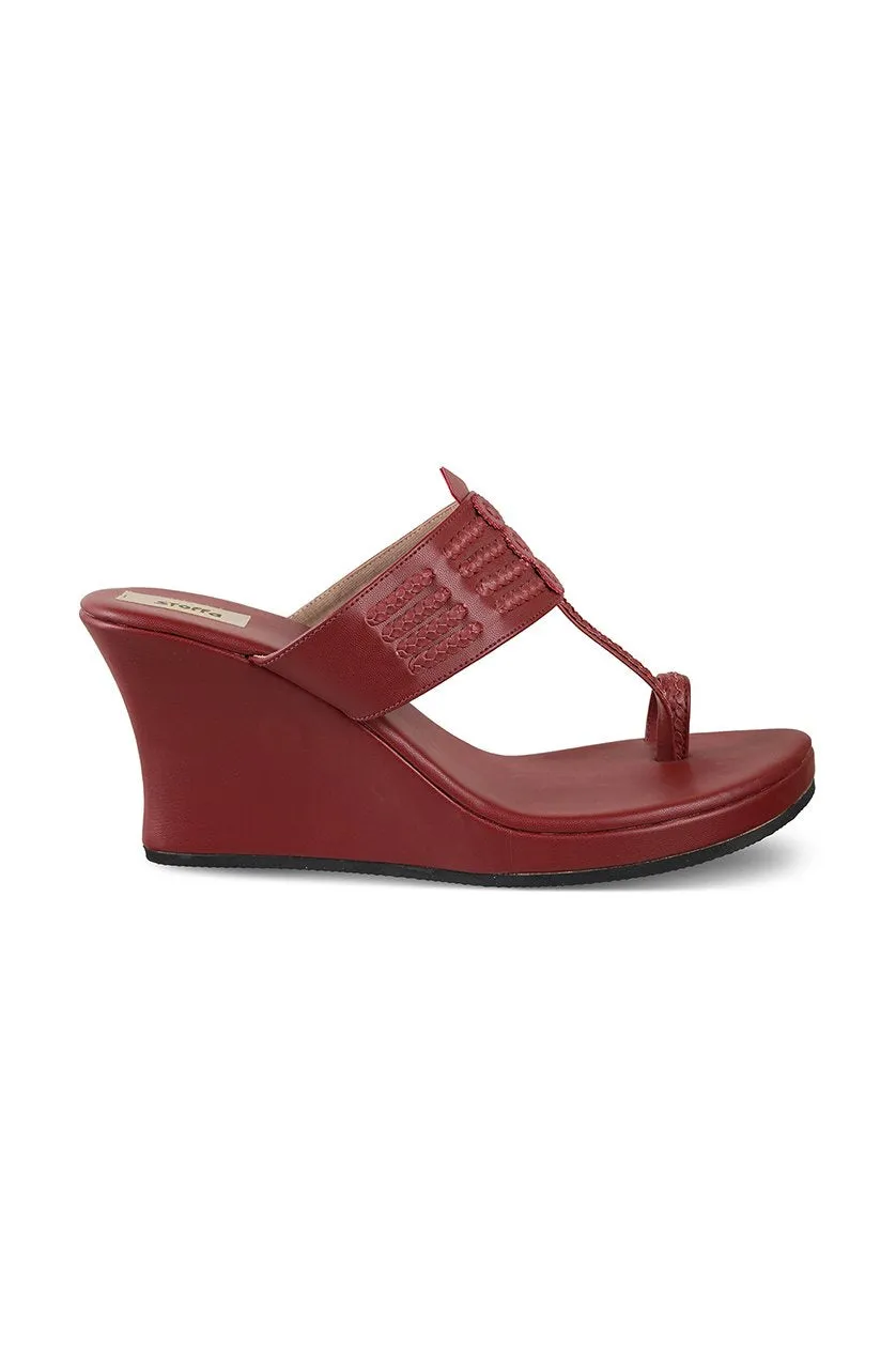 Classic High K Wedge Taupe