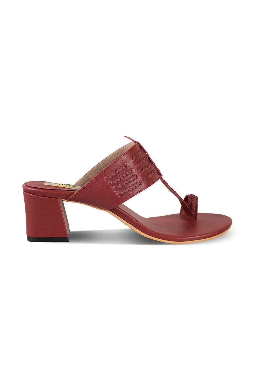 Classic K Block Heel Ink