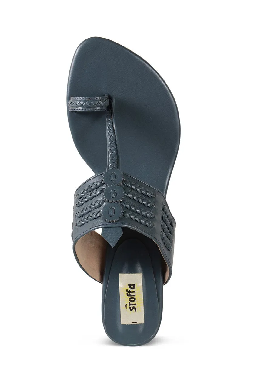 Classic K Block Heel Ink