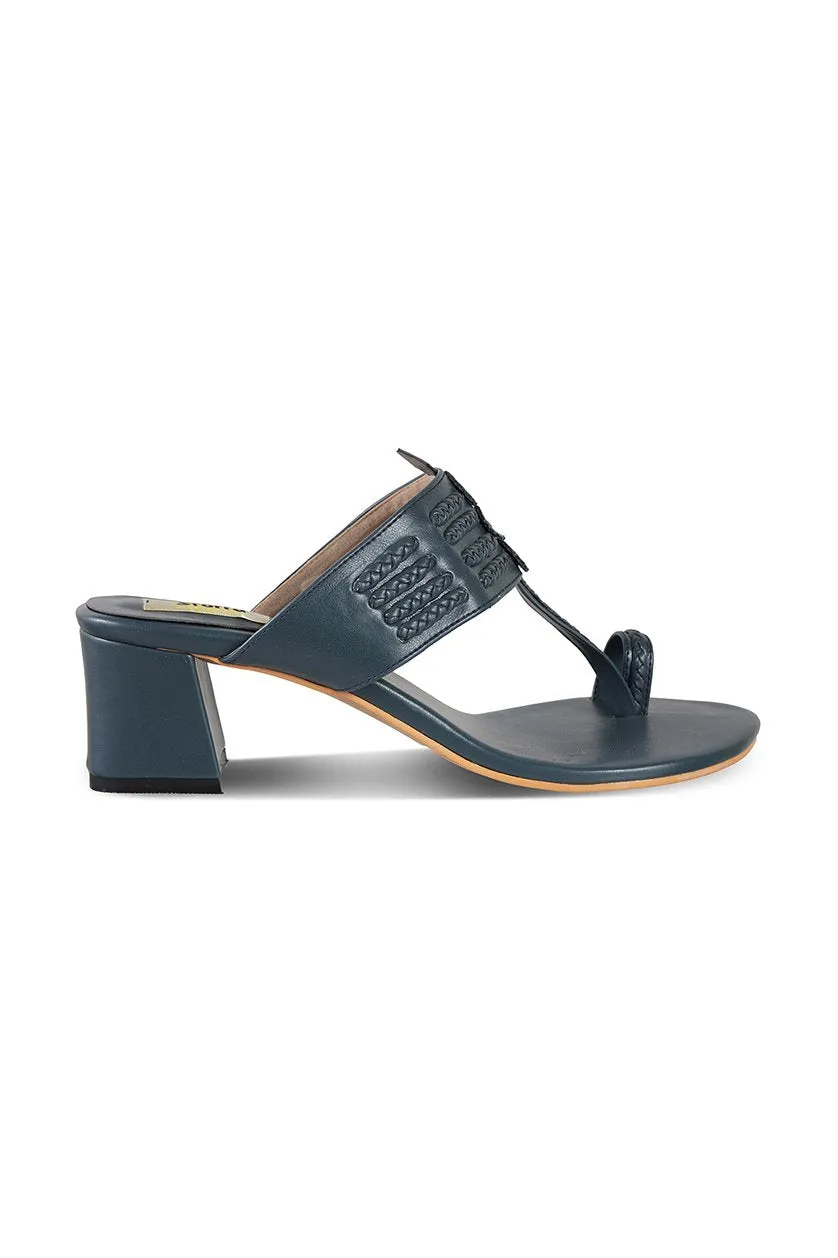 Classic K Block Heel Ink