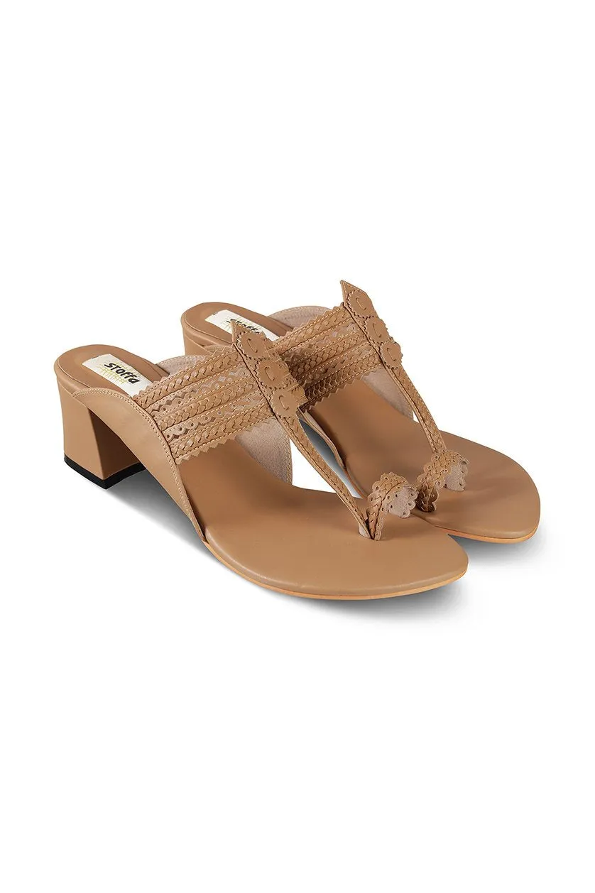 Classic K Block Heel Silver