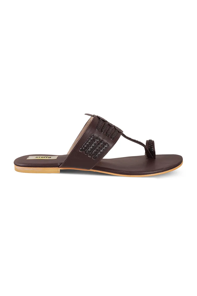 Classic K Flats Chocolate