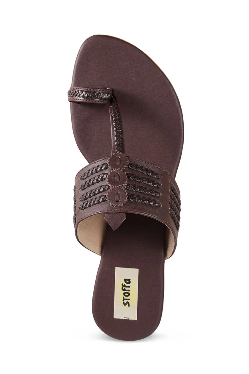 Classic K Flats Chocolate