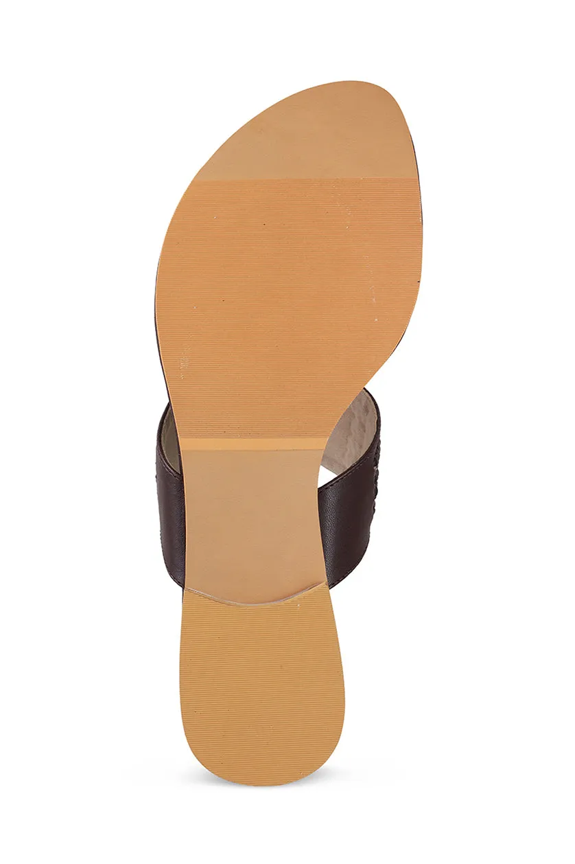 Classic K Flats Chocolate