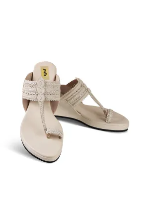 Classic Low K Wedge Taupe