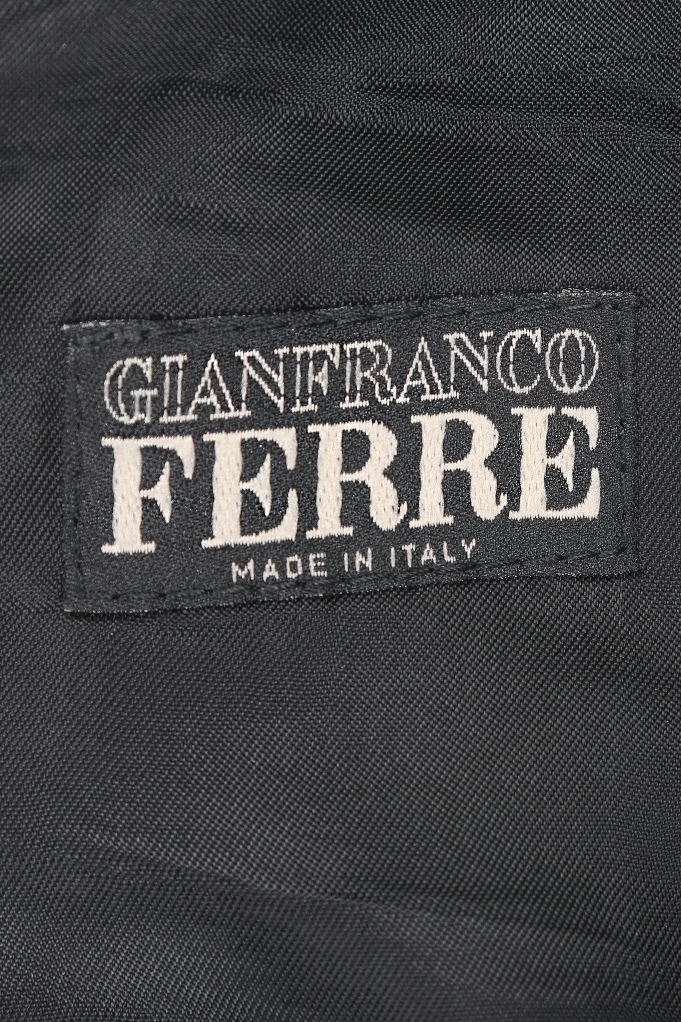 Contrast Stitch Leather Jean