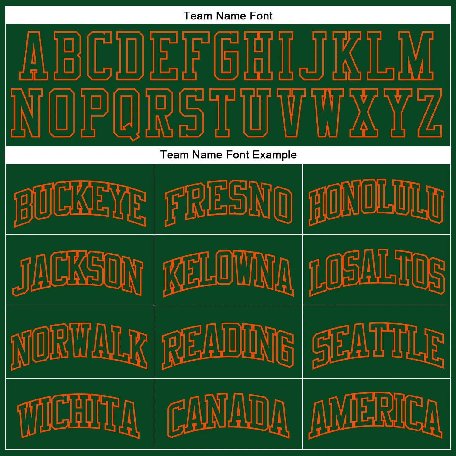 Custom Hunter Green Green-Orange Authentic Throwback Basketball Jersey