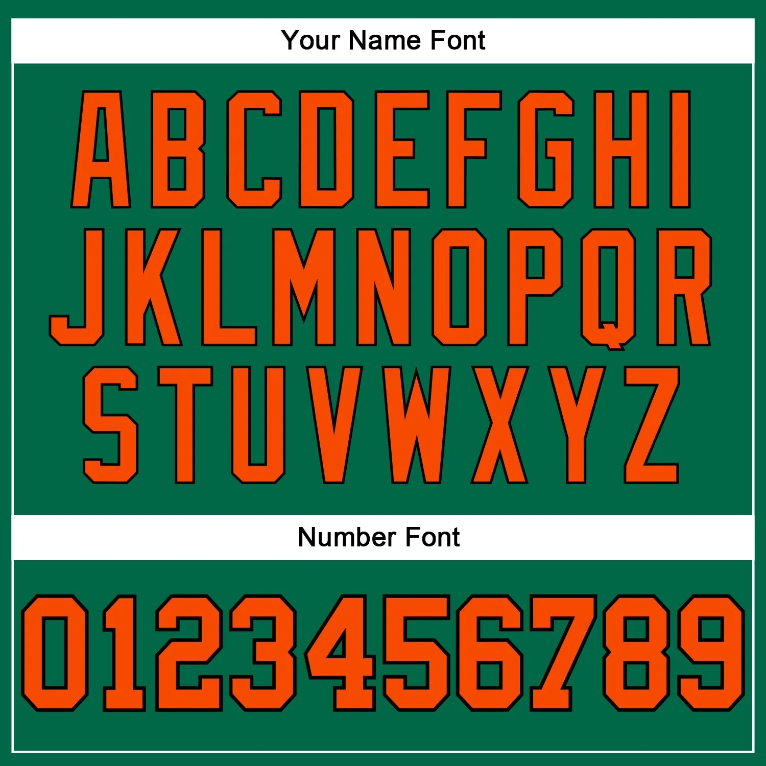 Custom Kelly Green Orange-Black Authentic Throwback Basketball Jersey