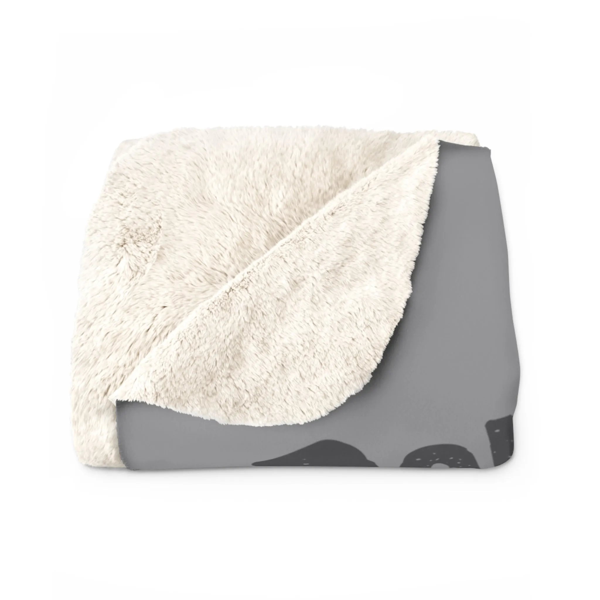 Don't Mess With Boston Sherpa Fleece Blanket