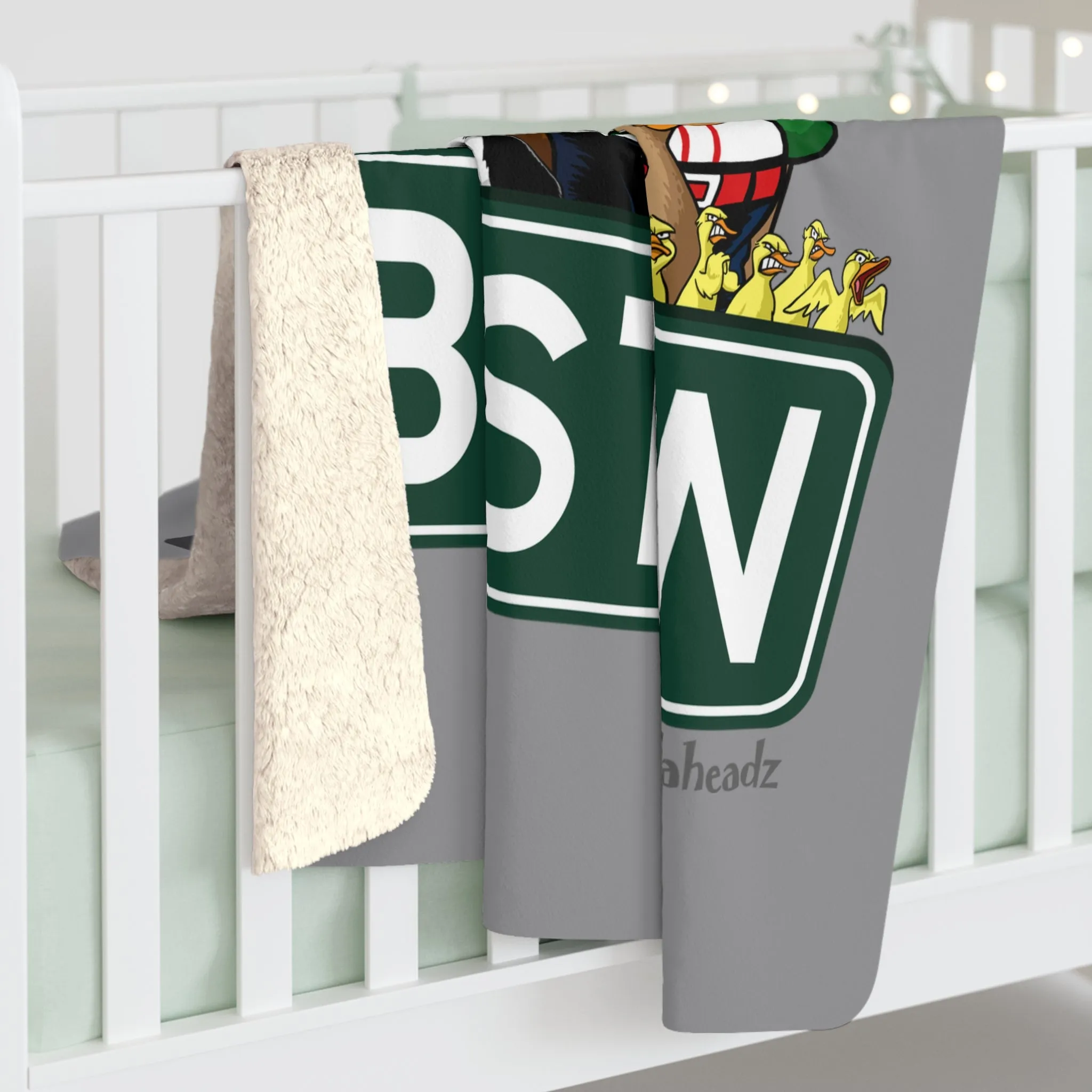 Don't Mess With Boston Sherpa Fleece Blanket