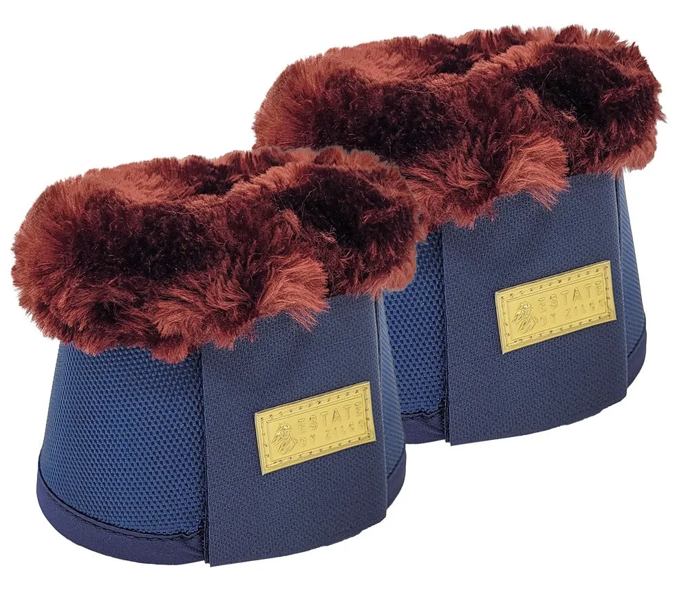 Estate Fleece Lined Over Reach Boots Burgandy