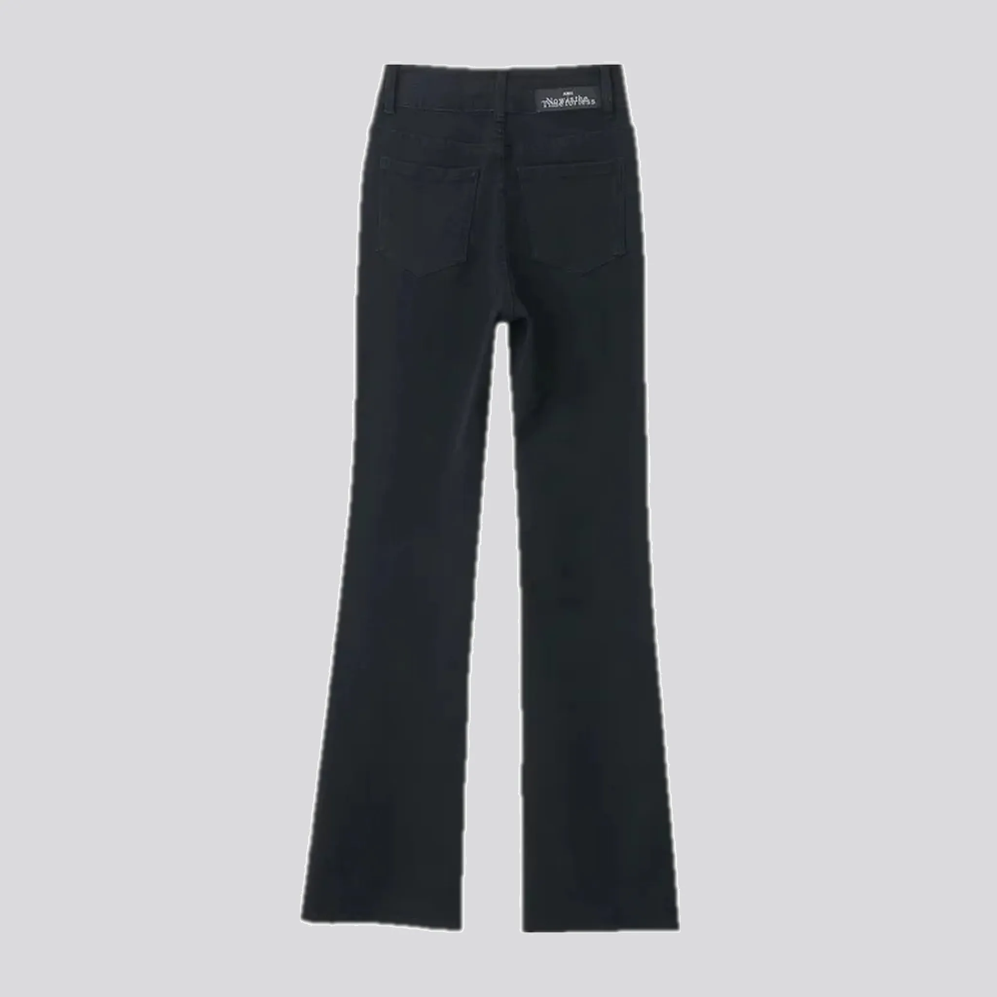 Fashionable bootcut high waist jeans for women