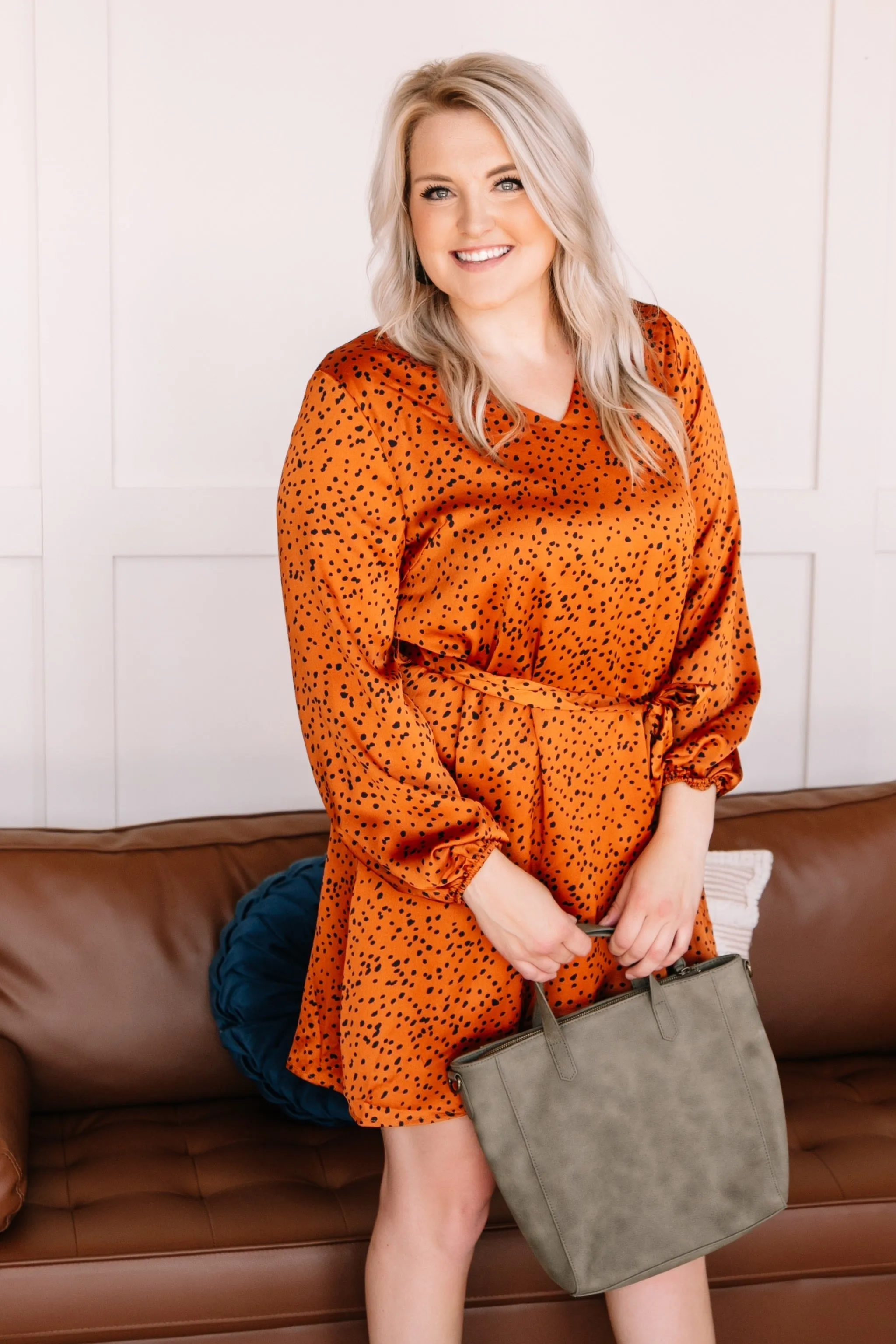 Feel My Love Dress In Amber