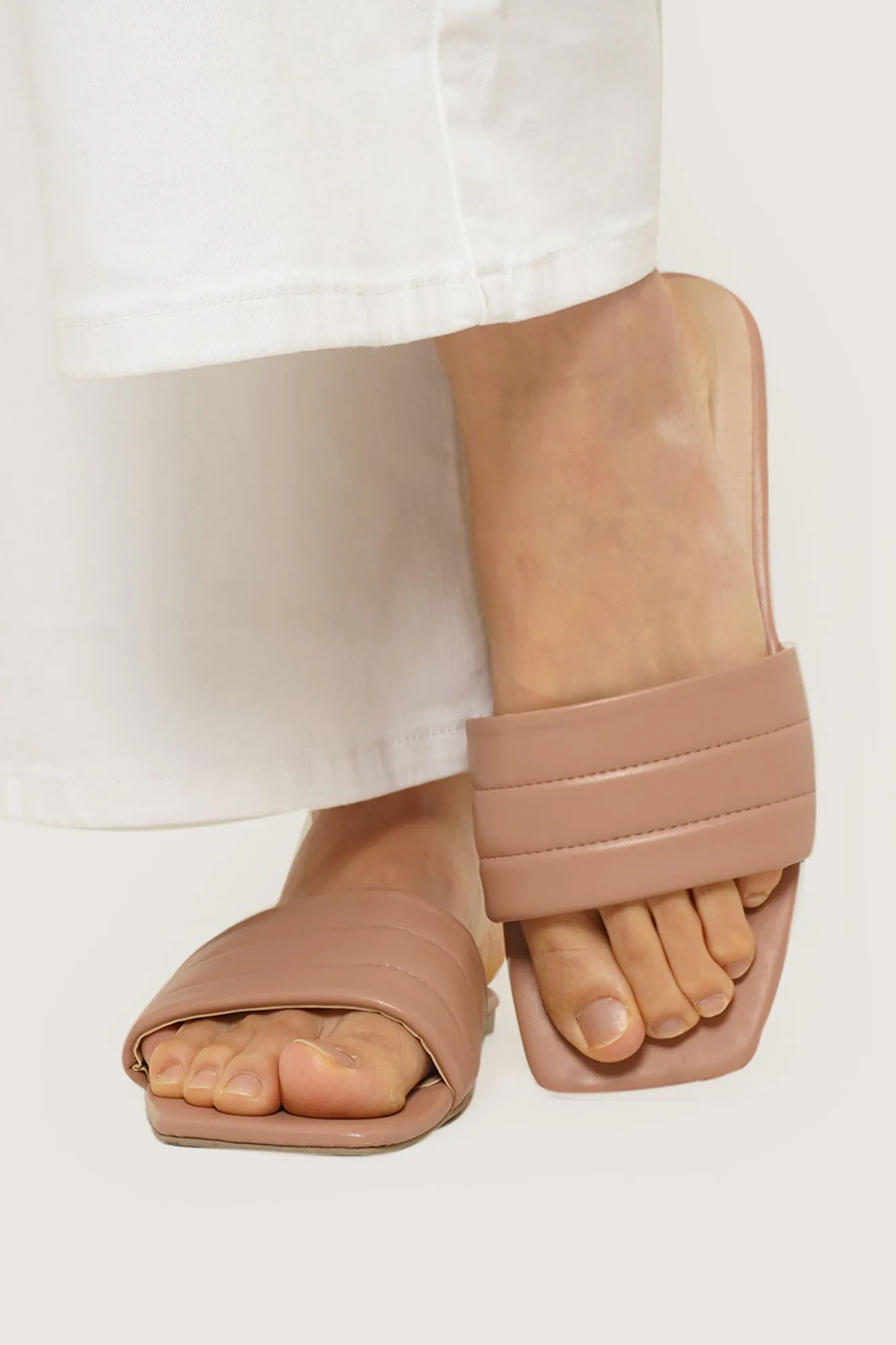 Flat Square Toe Sandals