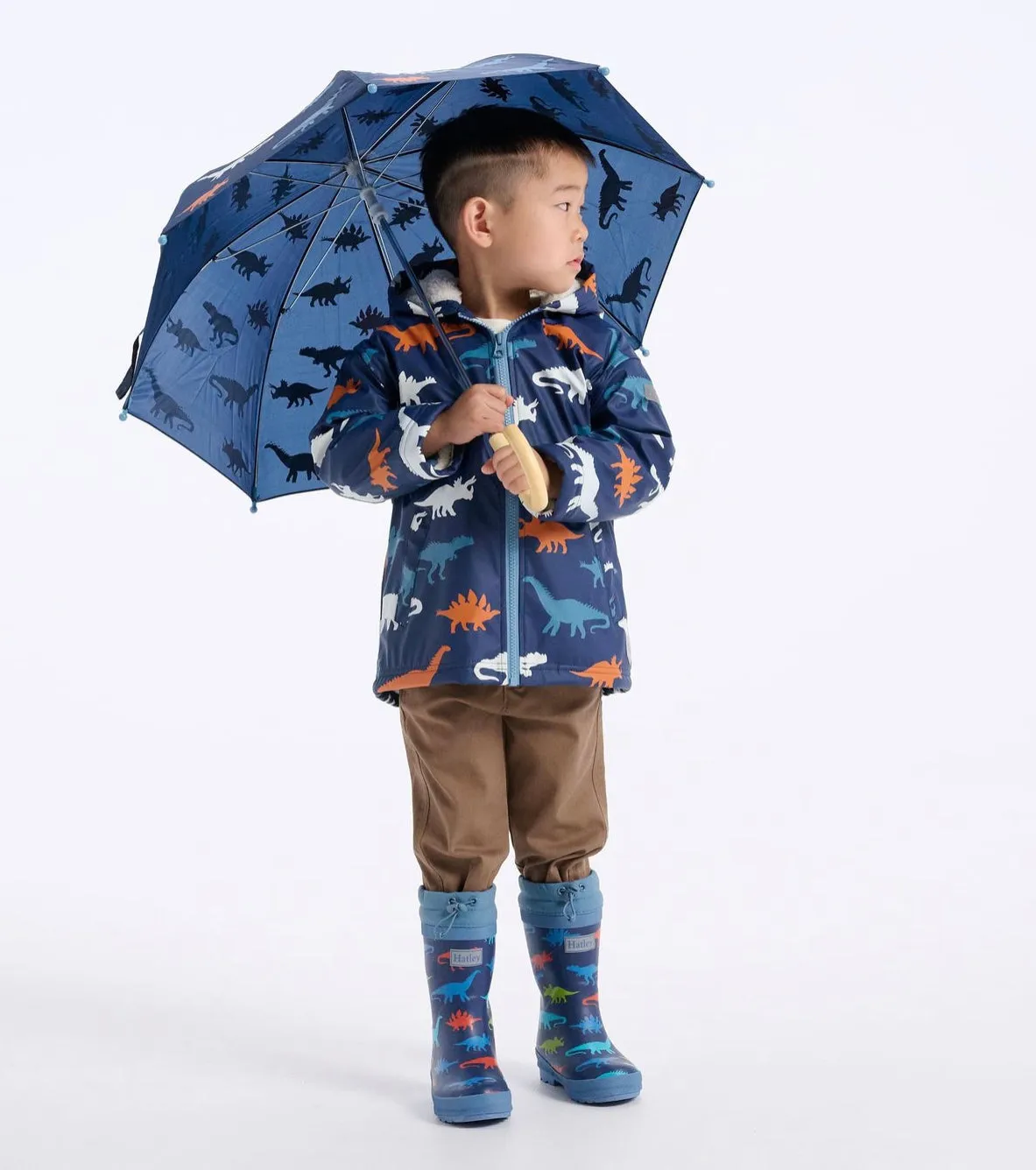 Hatley Dino Sherpa Lined Boots F22dsk1569