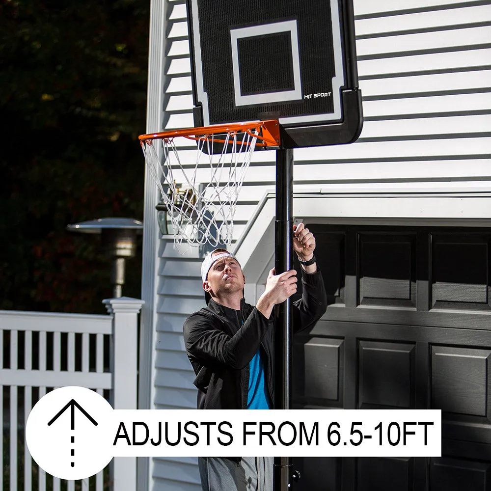Hit Sport 10ft Adjustable Basketball Hoop | Series 1