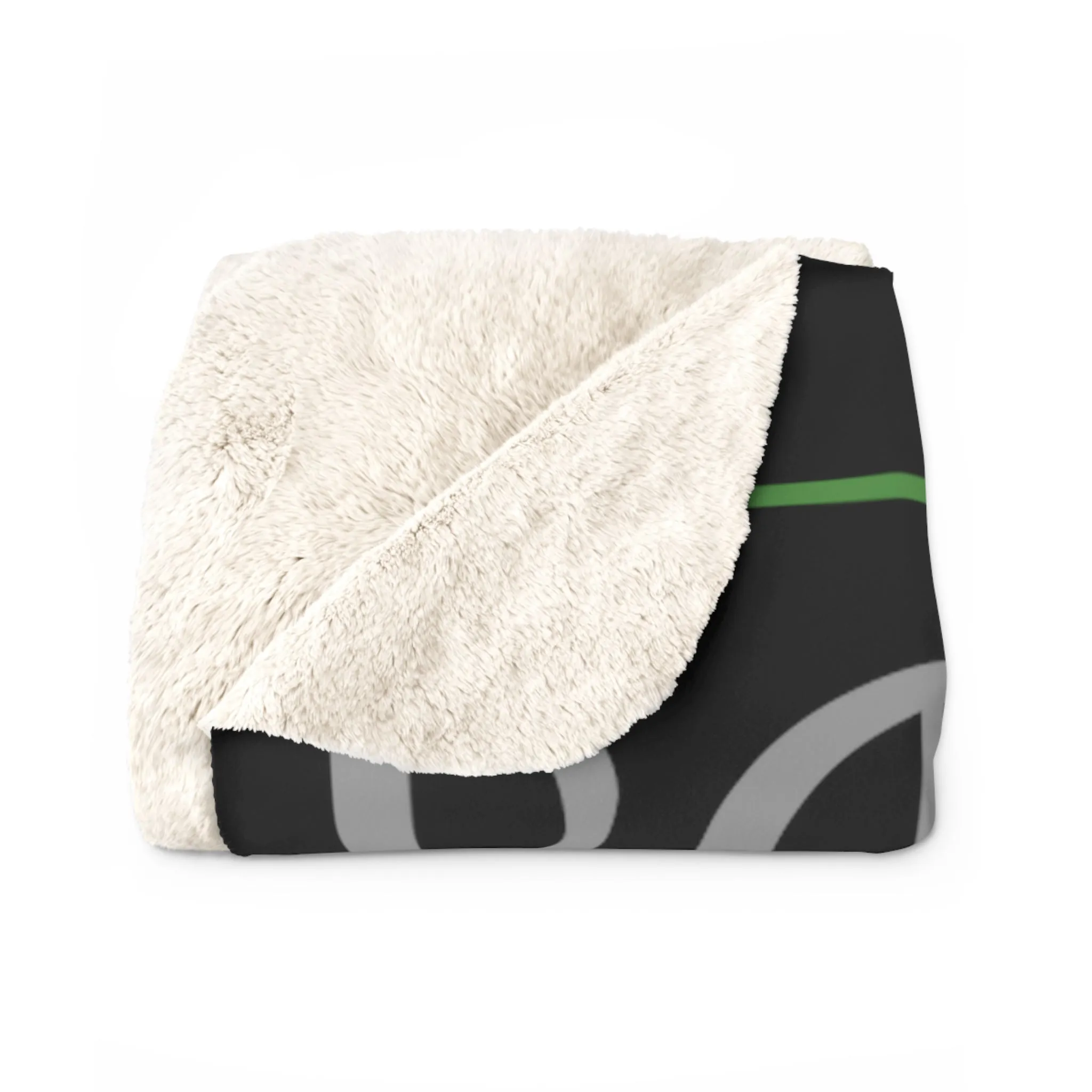 House Boston Shamrock Banner Sherpa Fleece Blanket