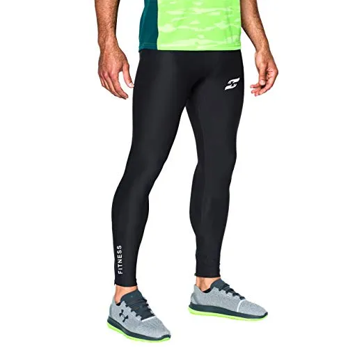 Just Care Unisex Athletic Fit Leggings (2_Black_Large)